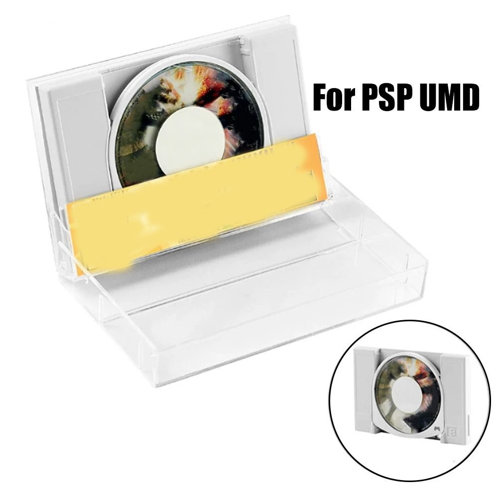 Retro Gaming Case - Clear Cassette Storage Box Retro Game