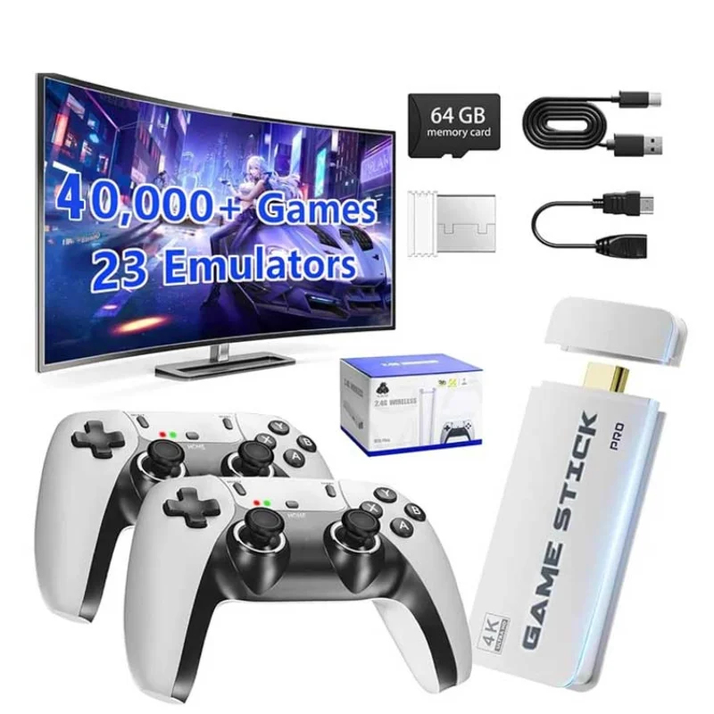Retro Gaming Stick - M15 4K TV Game Stick 64GB