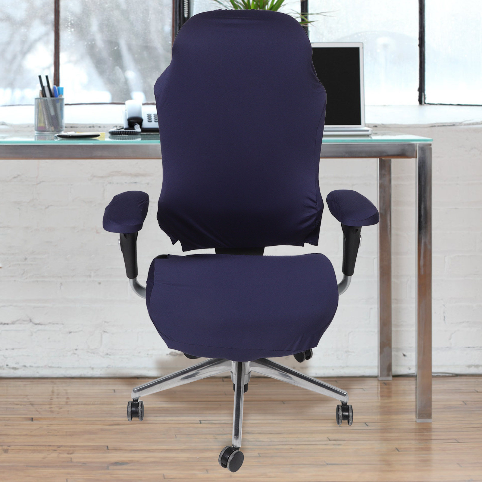 Retro Gaming Lounge - 1Set Office Chair Cover Stretchable Breathable