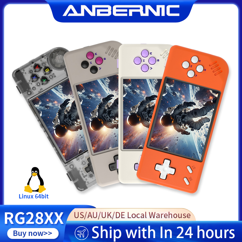 Retro Gaming Arcade Console - ANBERNIC RG28XX Retro Handheld Game Console