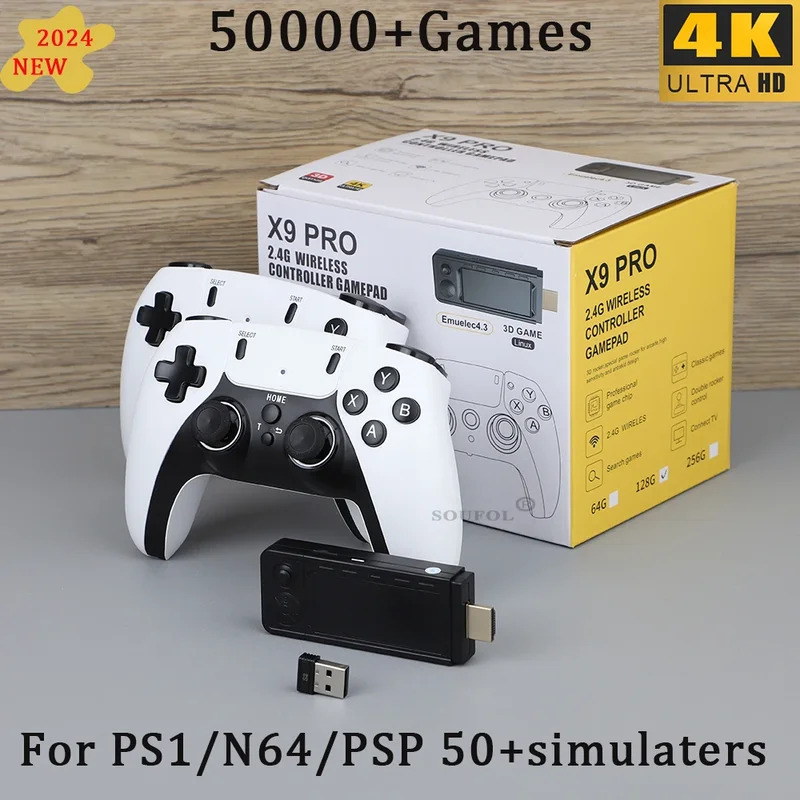 Retro Gaming Devices - New X9 Pro Retro 4K 3D