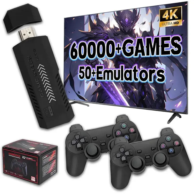 Retro Gaming Stick - X2 PLUS Retro Gaming Console 64G