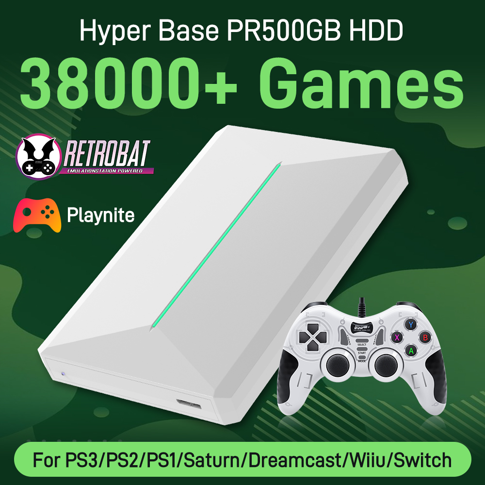Retro Gaming Hard Drive - 500GB Hard Disk Drive Retro Gaming