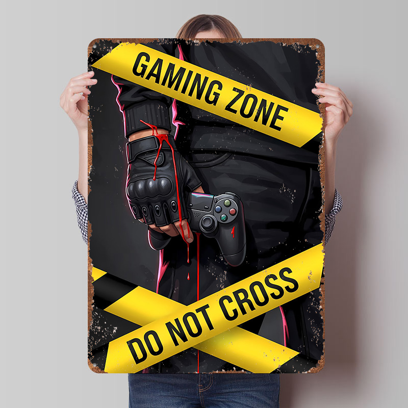Gaming Zone Do Not Cross Poste - огляд і ціна Retro Gaming Zone