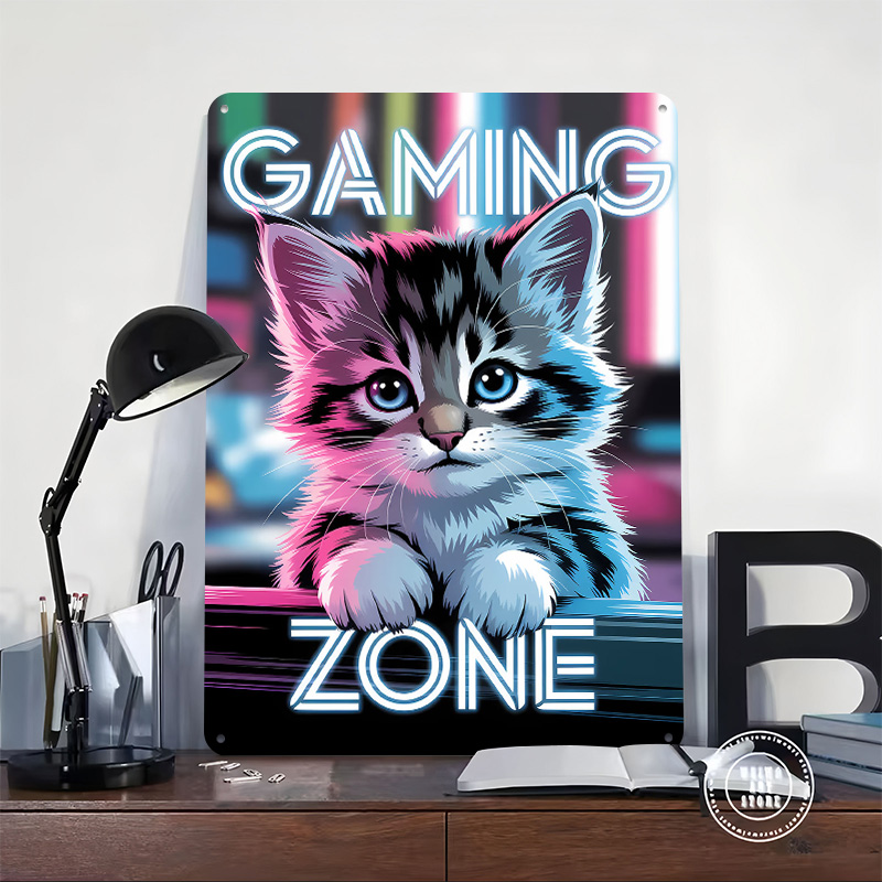 Gaming Zone Kitten Printed Pos - огляд і ціна Retro Gaming Zone
