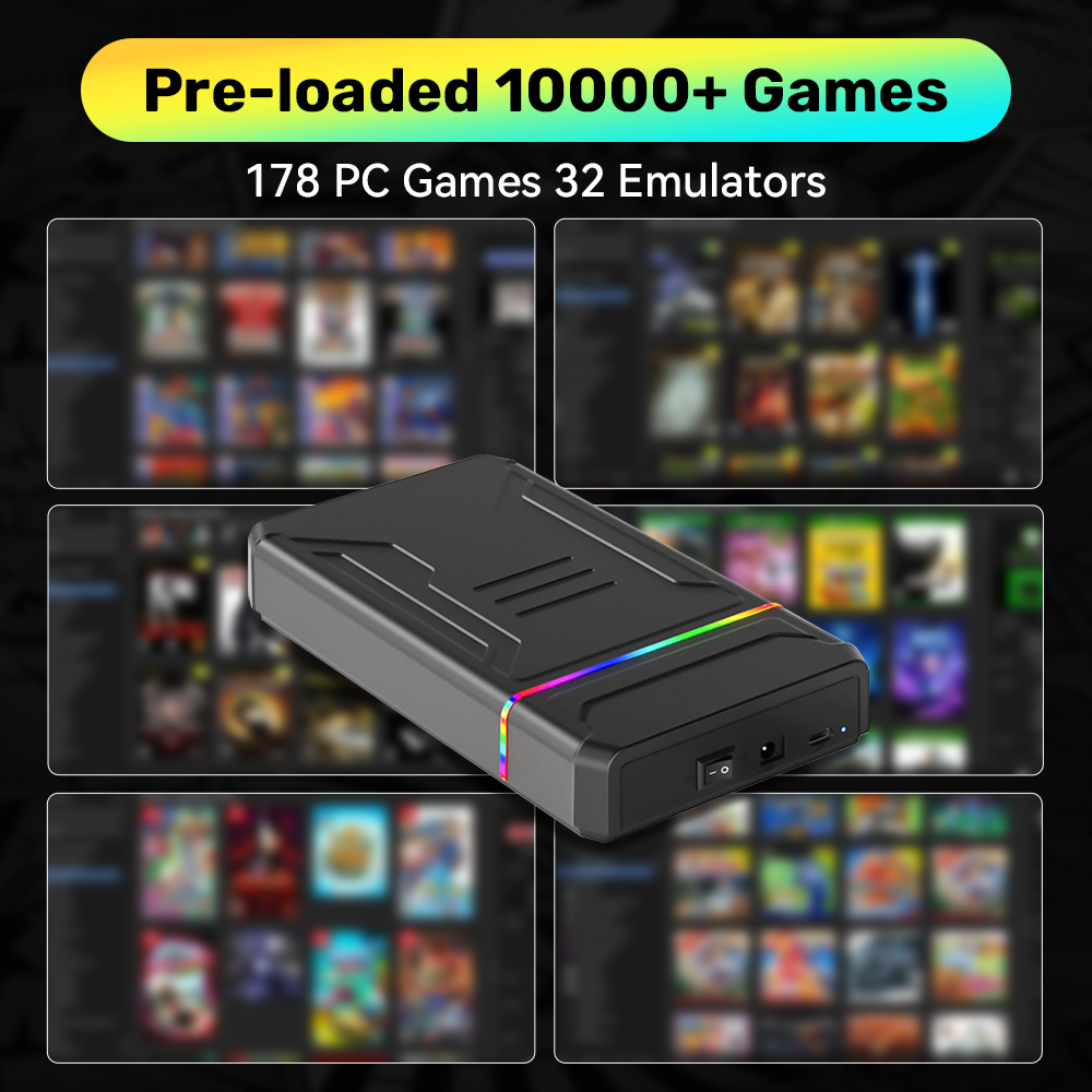 3TB External Retro Game HDD Em - огляд і ціна Retro Gaming Hard Drive