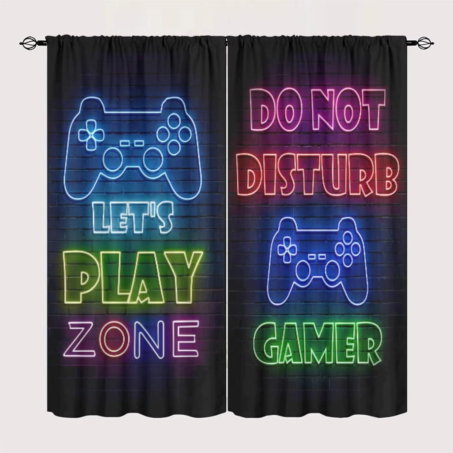 Gaming Gamer Curtain Curtains  - огляд і ціна Retro Gaming Zone