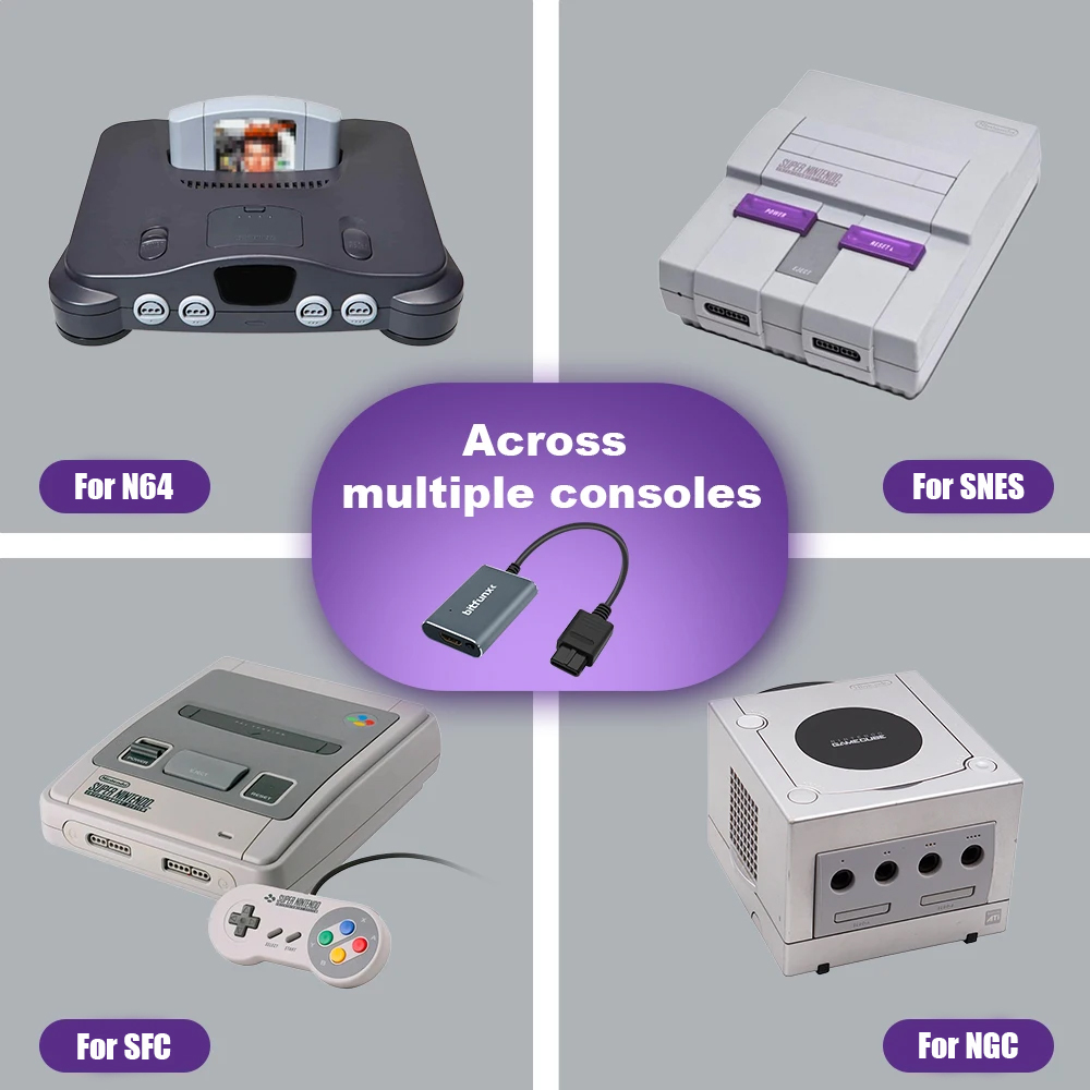Bitfunx 720P Svideo / AV To HD - огляд і ціна Retro Gaming Arcade Console