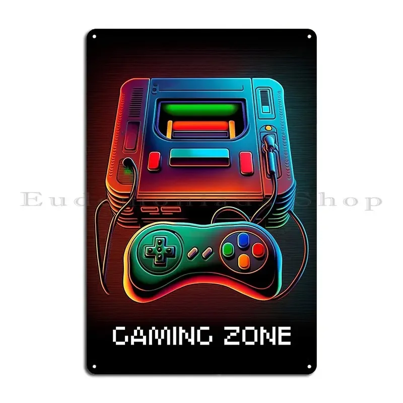 Retro Gaming Zone Metal Sign P - огляд і ціна Retro Gaming Zone