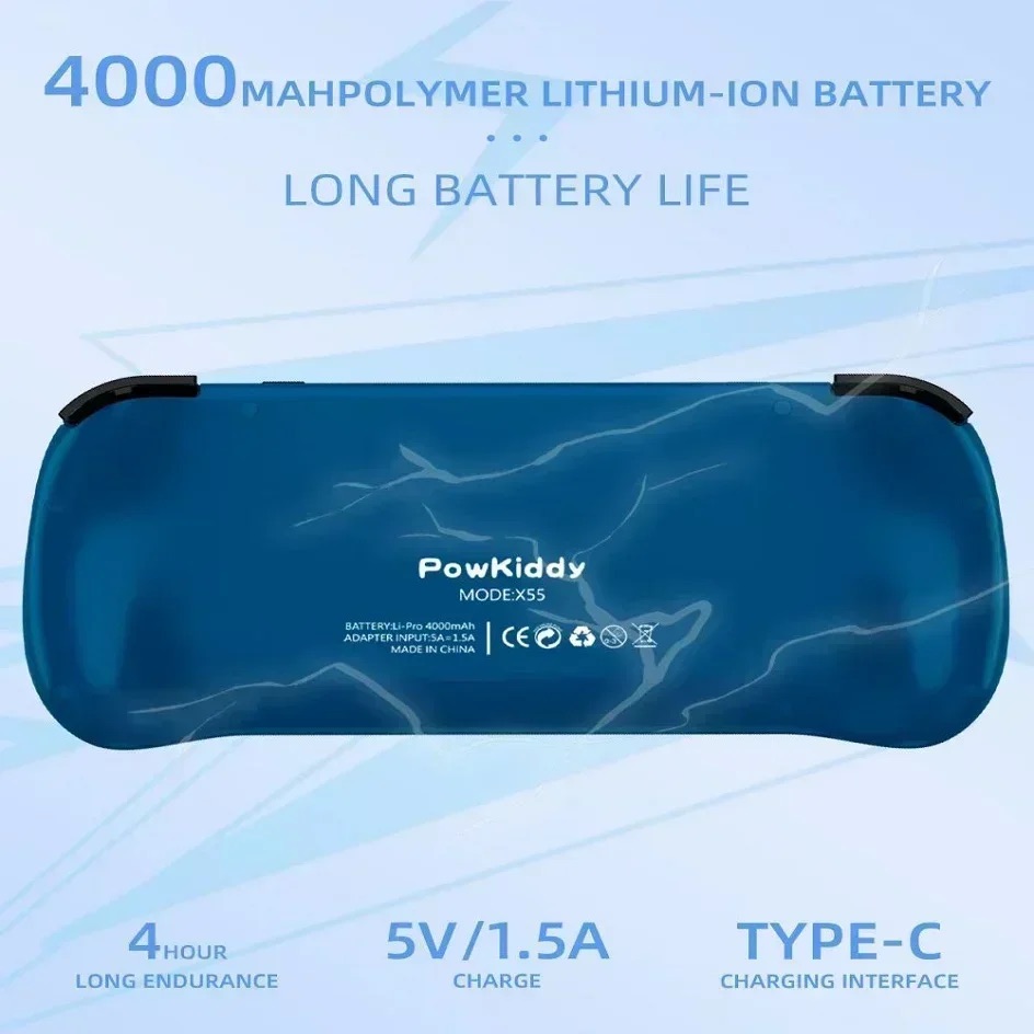POWKIDDY X55 Handheld Game Con - огляд і ціна Retro Gaming Arcade Console