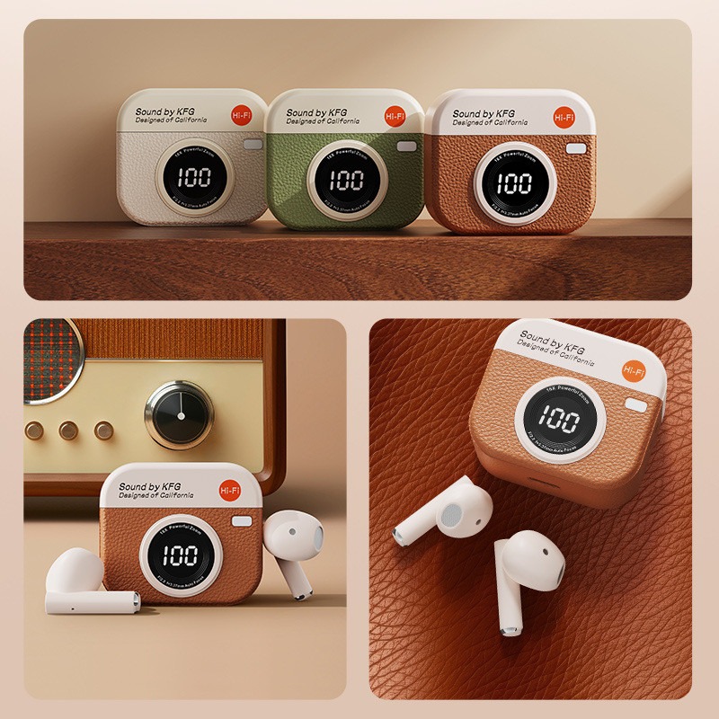 Q86 Retro Camera Wireless Earb - огляд і ціна Retro Gaming Case