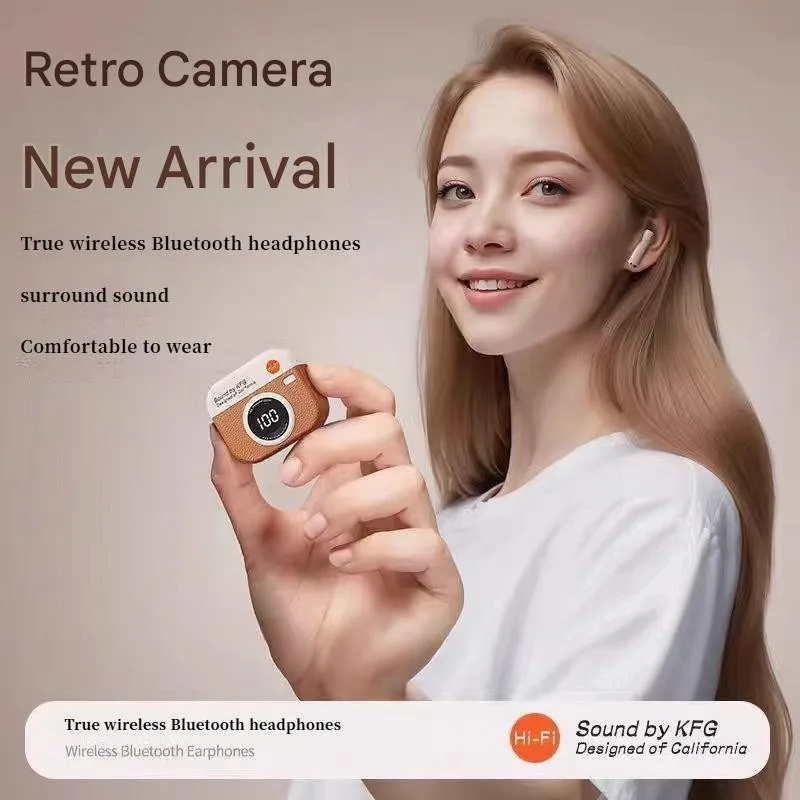 Q86 Retro Camera Wireless Earb - огляд і ціна Retro Gaming Case