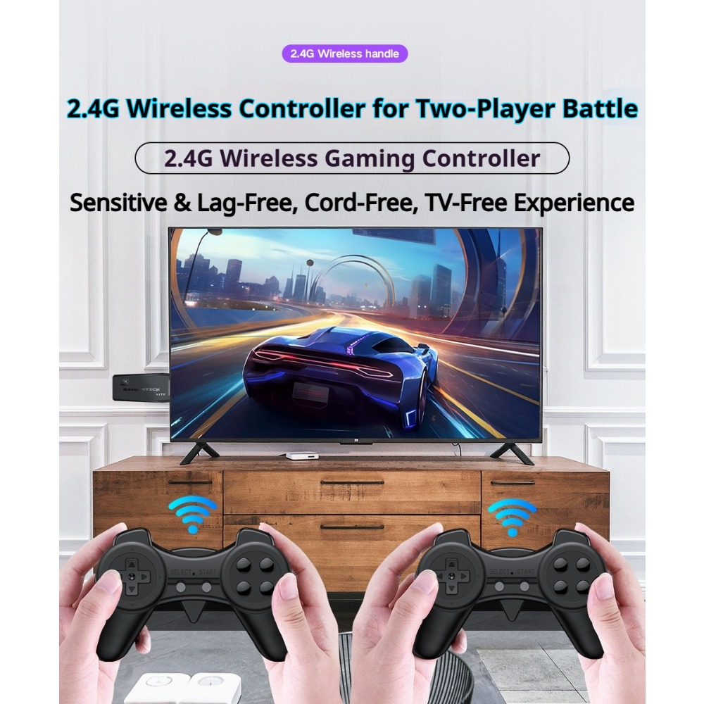 Portable 4K Retro Game Stick C - огляд і ціна Retro Gaming Arcade Console