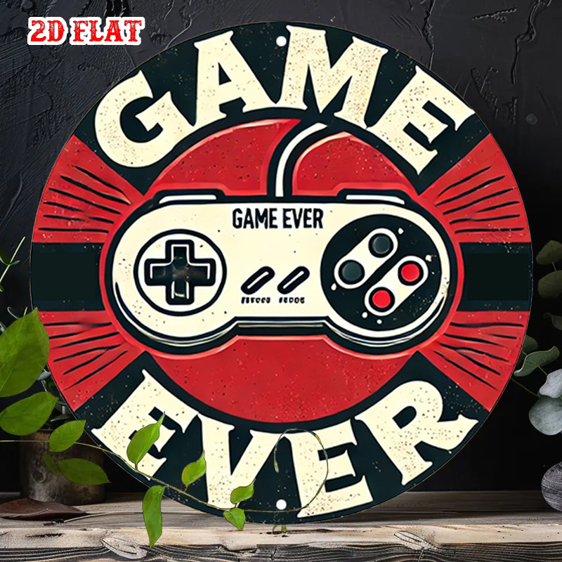 2D Flat 1pc Retro Gaming Round - огляд і ціна Retro Gaming Games