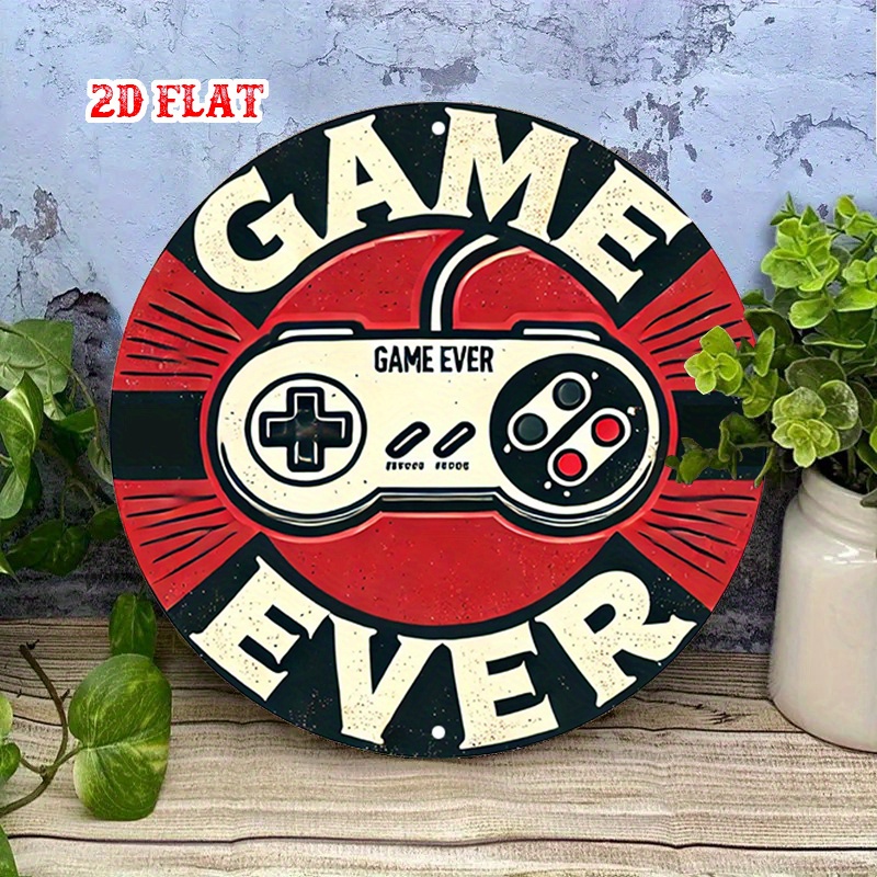 2D Flat 1pc Retro Gaming Round - огляд і ціна Retro Gaming Games