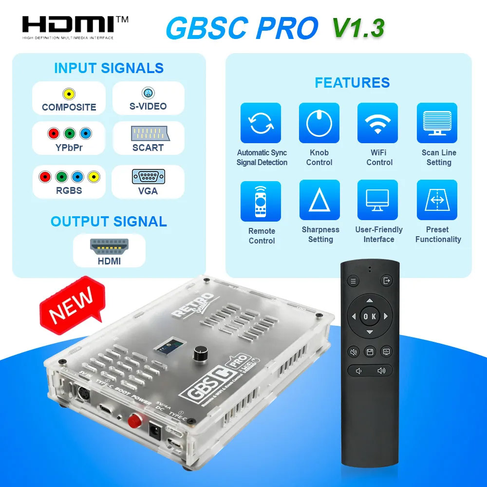 RetroScaler GBS Control Pro GB - огляд і ціна Retro Gaming Hard Drive
