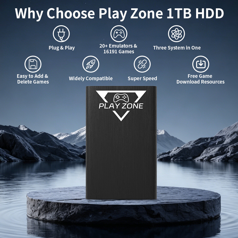 Play Zone 1TB Portable Gaming  - огляд і ціна Retro Gaming Zone