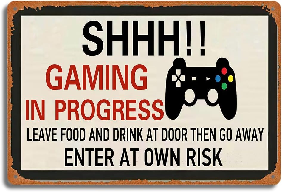 Retro Gaming Metal Tin Sign, S - огляд і ціна Retro Gaming Games