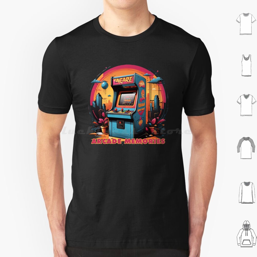 Arcade Memories-Arcade T Shirt - огляд і ціна Retro Gaming Games