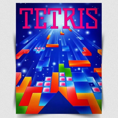 TETRIS METAL SIGN PLAQUE - Ret - огляд і ціна Retro Gaming Games