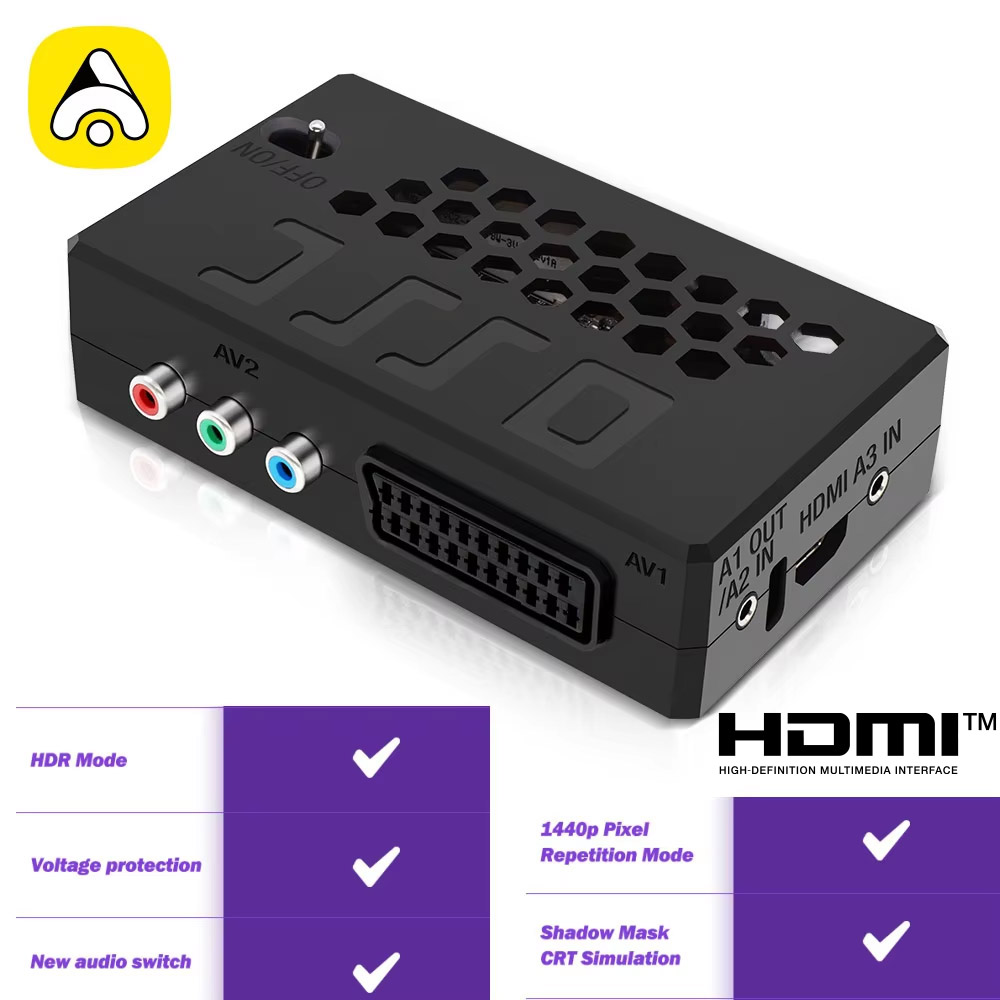 OSSC Upscaler HDMI™ Converter  - огляд і ціна Retro Gaming Hard Drive