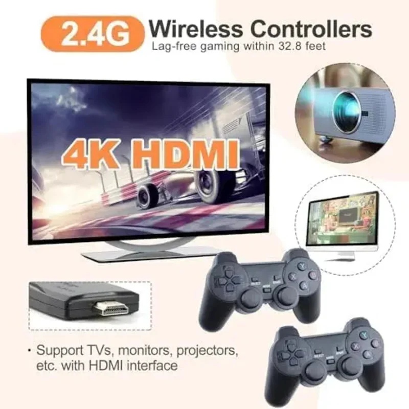 4K Wireless Retro Game Console - огляд і ціна Retro Gaming Stick