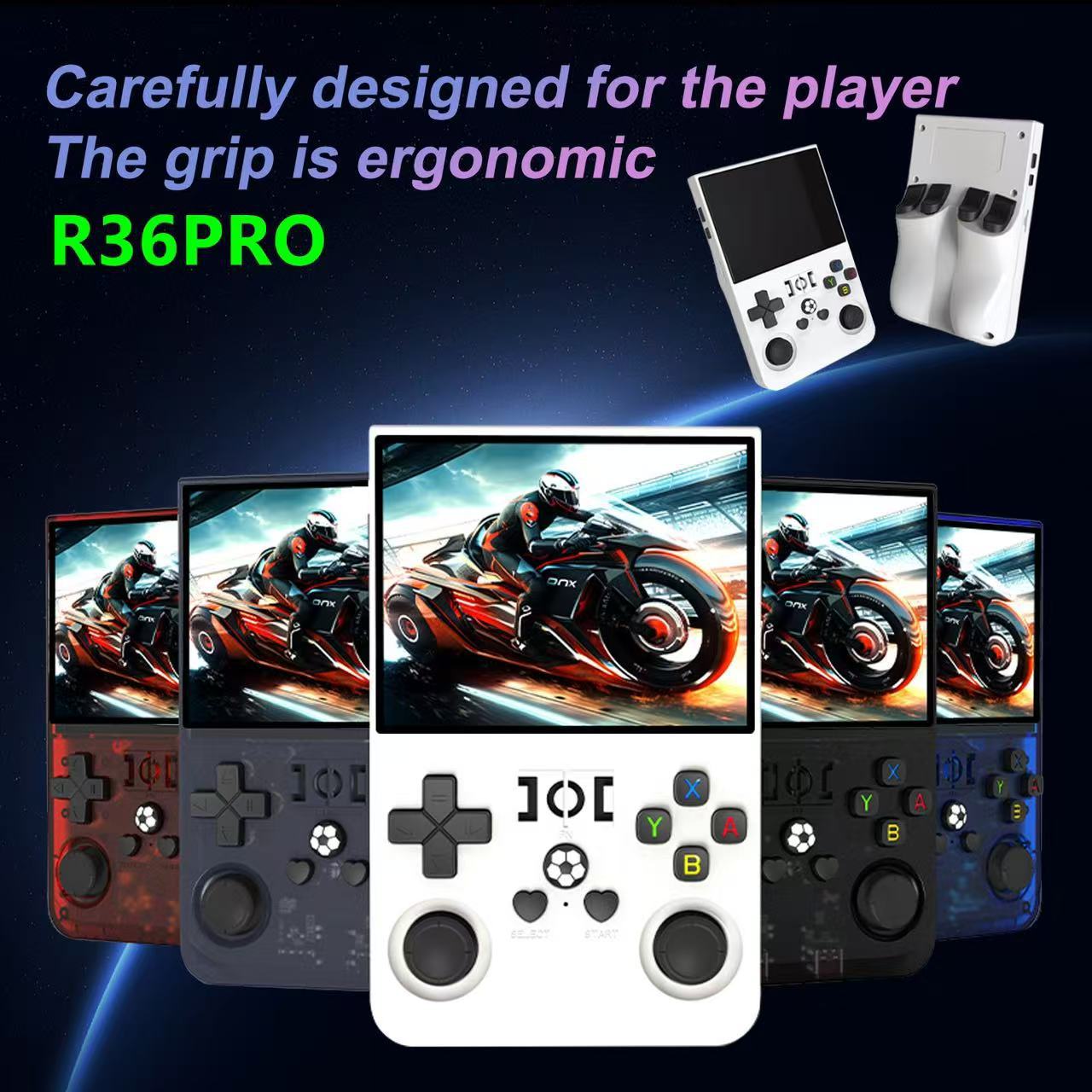 New R36PRO R36MAX Open Source  - огляд і ціна Retro Gaming Arcade Console