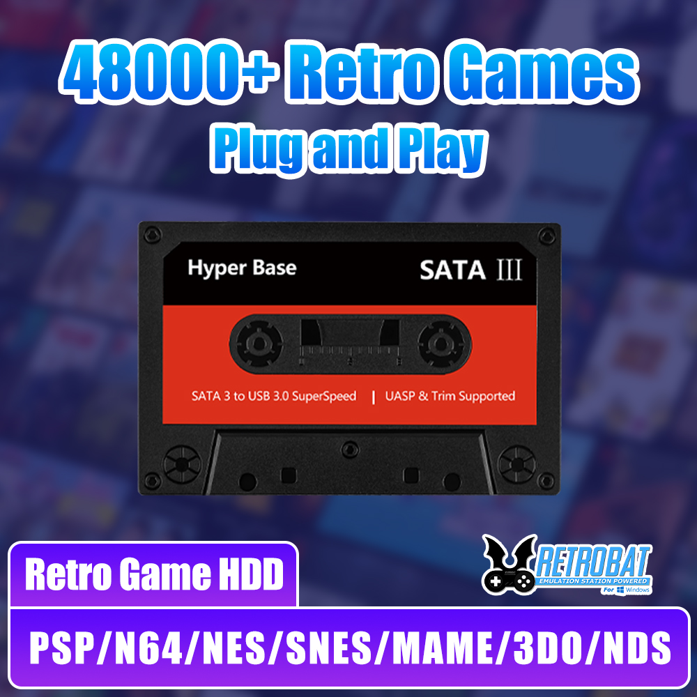 Batocera 500G Game Hard Drive  - огляд і ціна Retro Gaming Hard Drive