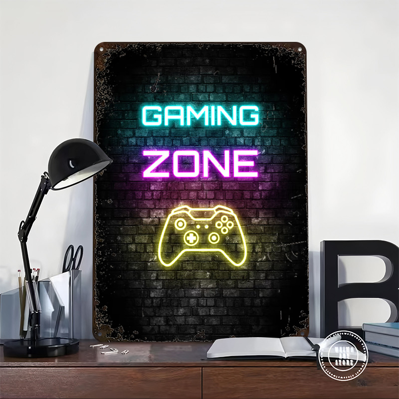 Gaming Zone Neon Sign on Brick - огляд і ціна Retro Gaming Zone