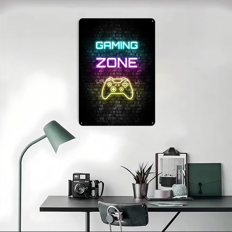 Gaming Zone Neon Sign on Brick - огляд і ціна Retro Gaming Zone