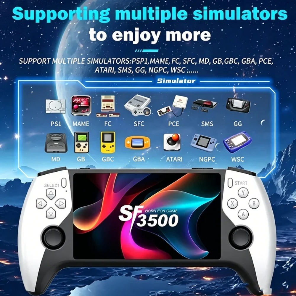 SF3500 5 inch Handheld Game Co - огляд і ціна Retro Gaming Handhelds