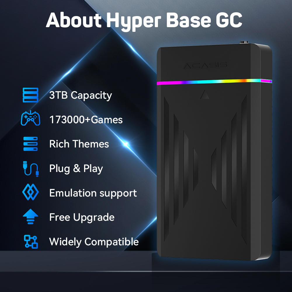 3TB Portable Gaming HDD Launch - огляд і ціна Retro Gaming Stick