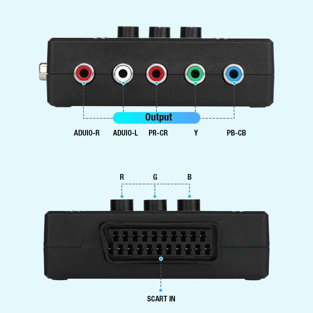 RGBS VGA to YPBPR Component Co - огляд і ціна Retro Gaming Handhelds